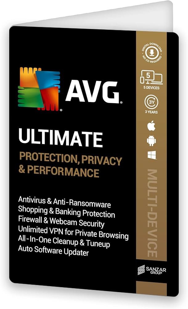 AVG AntiVirus 3 PCs 2 Years